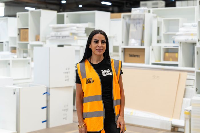 Dash Group team member at a joinery and fitout site